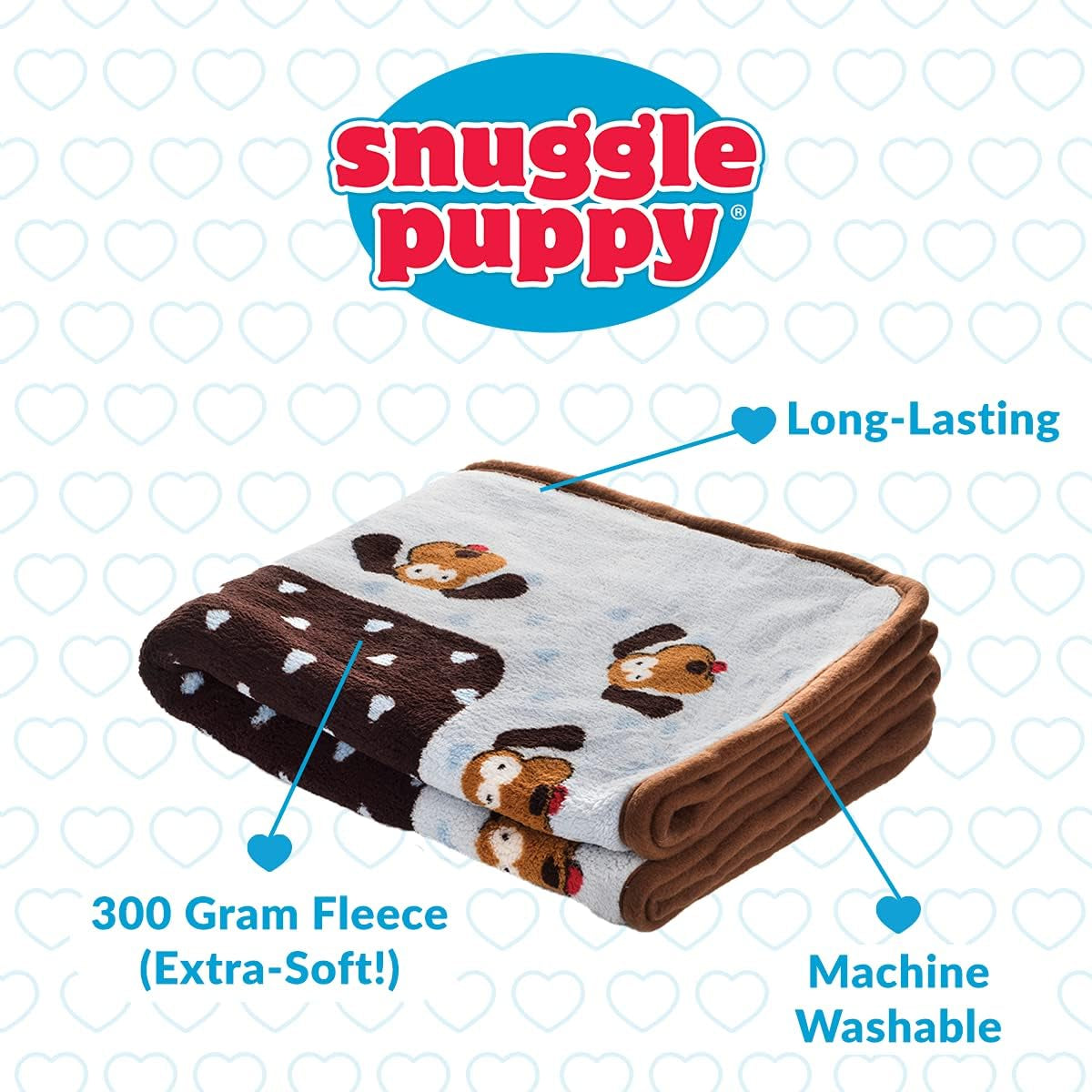 Blanket for Pets - Extra Soft and Long Lasting - Blue Pattern